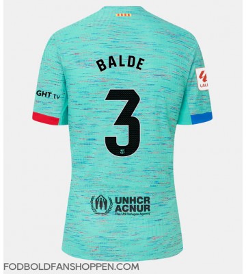 Barcelona Alejandro Balde #3 Tredjetrøje Dame 2023-24 Kortærmet